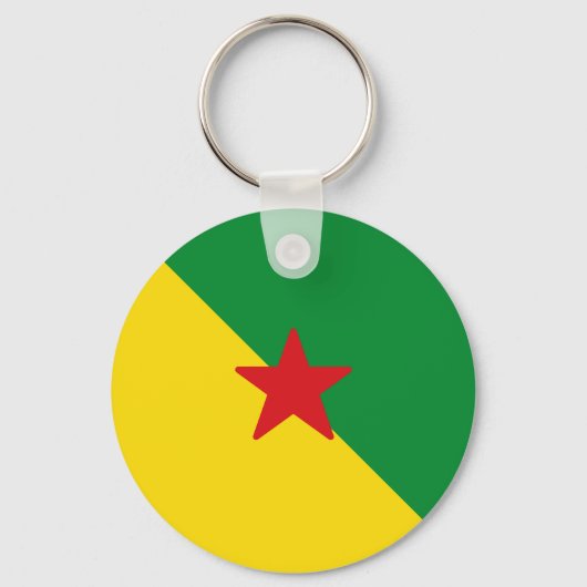 Porte-clés Drapeau de la Guyane (Recto)