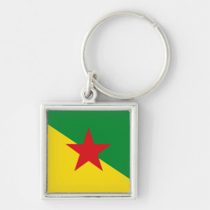 Porte-clés Drapeau de la Guyane