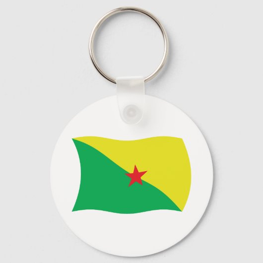 Porte-clés Drapeau de la Guyane française (Recto)