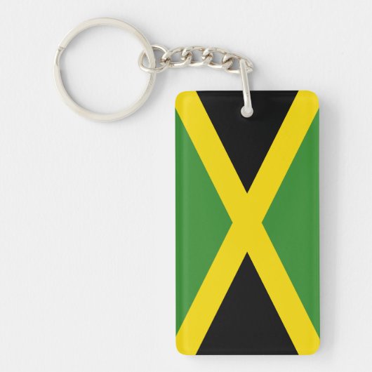Porte-clés Drapeau de la Jamaïque (Devant)