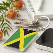 Porte-clés Drapeau de la Jamaïque (Devant droit)