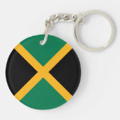 Porte-clés Drapeau de la Jamaïque (Dos)