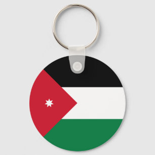 Porte-clés Drapeau de la Jordanie