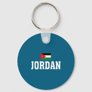 Porte-clés Drapeau de la Jordanie Racines patriotiques du pay