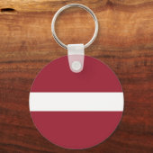 Porte-clés Drapeau de la Lettonie (Verso)