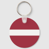 Porte-clés Drapeau de la Lettonie (Verso)