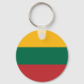 Porte-clés Drapeau de la Lituanie (Verso)