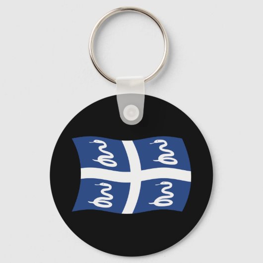 Porte-clés Drapeau de la Martinique (Recto)