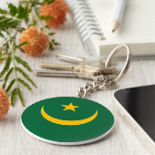 Porte-clés Drapeau de la Mauritanie (Côté)