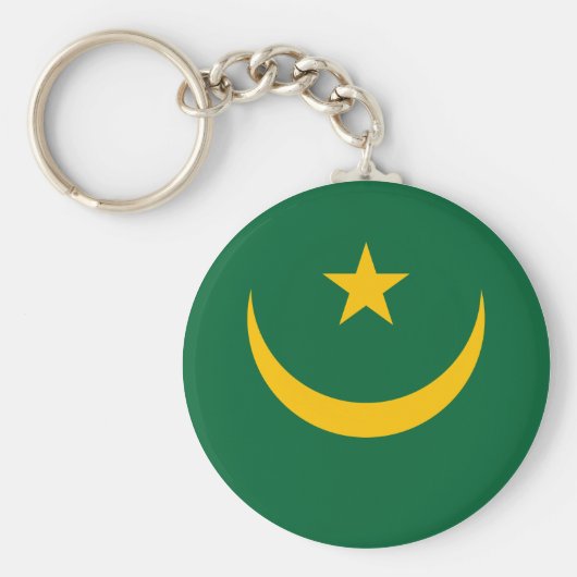 Porte-clés Drapeau de la Mauritanie (Devant)