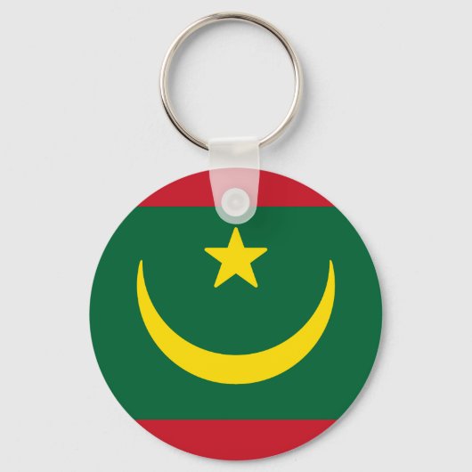 Porte-clés Drapeau de la Mauritanie (Recto)