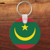 Porte-clés Drapeau de la Mauritanie (Recto)