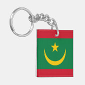 Porte-clés Drapeau de la Mauritanie (Devant gauche)