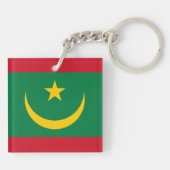 Porte-clés Drapeau de la Mauritanie (Dos)