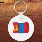 Porte-clés Drapeau de la Mongolie (Recto)