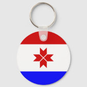 Porte-clés Drapeau de la Mordovie (Verso)
