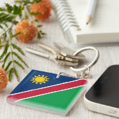 Porte-clés Drapeau de la Namibie (Devant Droit)