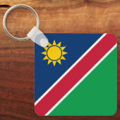 Porte-clés Drapeau de la Namibie (Recto)