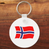 Porte-clés Drapeau de la Norvège (Recto)