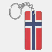 PORTE-CLÉS DRAPEAU DE LA NORVÈGE (Devant gauche)