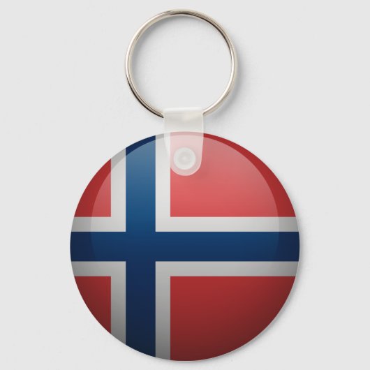 Porte-clés Drapeau de la Norvège (Recto)
