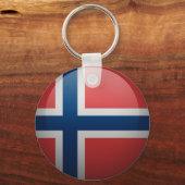 Porte-clés Drapeau de la Norvège (Recto)