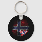 Porte-clés Drapeau de la Norvège (Verso)