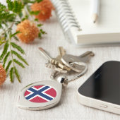 Porte-clés Drapeau de la Norvège (Côté )