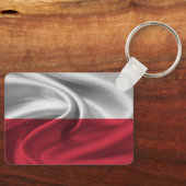 Porte-clés Drapeau de la Pologne (Recto)