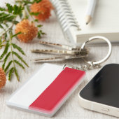 Porte-clés Drapeau de la Pologne (Devant droit)