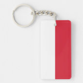 Porte-clés Drapeau de la Pologne (Devant)