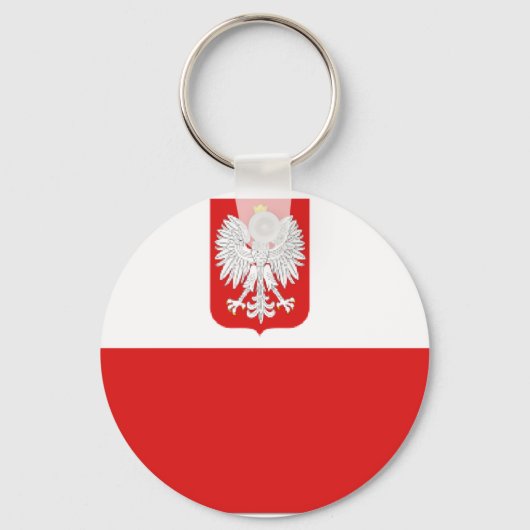 Porte-clés drapeau de la pologne (Recto)