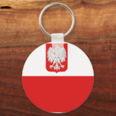 Porte-clés drapeau de la pologne (Recto)