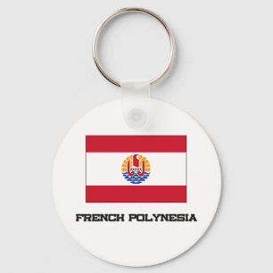 Porte-clés Drapeau de la Polynésie française