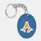 Porte-clés Drapeau de la préfecture de Shizuoka, Japon (Devant gauche)