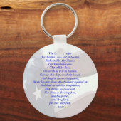 Porte-clés Drapeau de la prière du Seigneur (Recto)