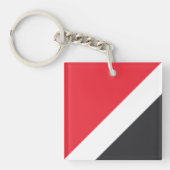 Porte-clés Drapeau de la Principauté de Sealand (Devant)