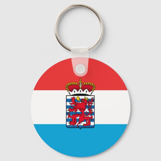 Porte-clés Drapeau de la Province de Luxembourg, Belgique (Recto)