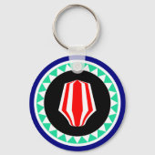 Porte-clés Drapeau de la région autonome de Bougainville (Recto)