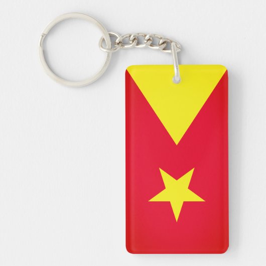 Porte-clés Drapeau de la région de Tigray (Devant)
