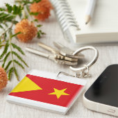 Porte-clés Drapeau de la région du Tigré (Devant Droit)