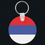 Porte-clés Drapeau de la Republika Srpska<br><div class="desc">Drapeau patriotique de la Republika Srpska</div>