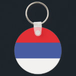 Porte-clés Drapeau de la Republika Srpska<br><div class="desc">Drapeau patriotique de la Republika Srpska</div>