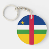 Porte-clés Drapeau de la République centrafricaine (Devant)