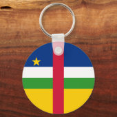 Porte-clés Drapeau de la République centrafricaine (Verso)