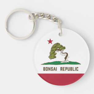 Porte-clés Drapeau de la République de Bonsai