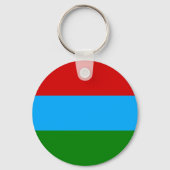 Porte-clés Drapeau de la République de Carélie (Verso)