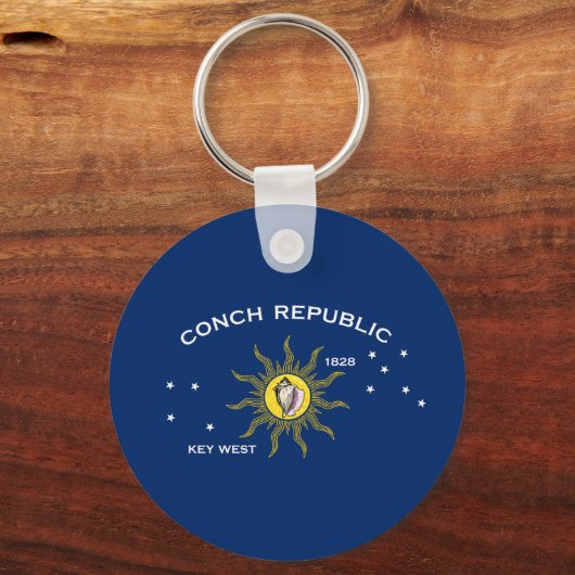 Porte-clés Drapeau de la République de Conch, Drapeau de Key (Verso)