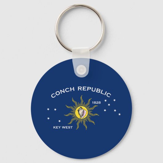 Porte-clés Drapeau de la République de Conch, Drapeau de Key (Verso)