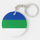 Porte-clés Drapeau de la République de Komi (Dos)